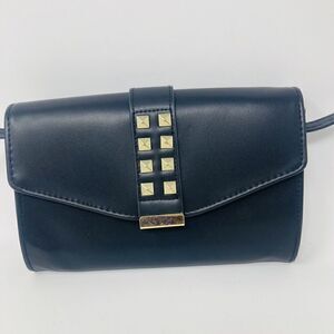Circus by Sam Edelman Kiera Black Crossbody Handbag Stud Design 8.5”x6”‎